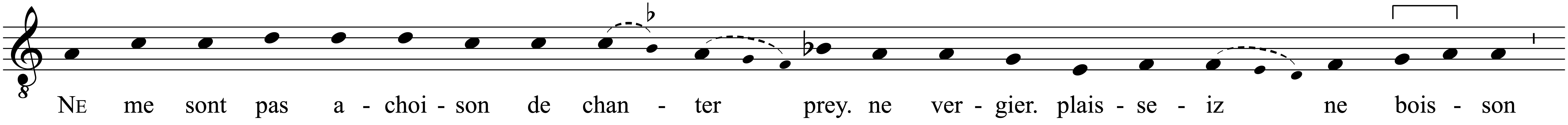 Work musical notation